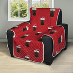 Glass Of Cola Pattern Print Recliner Protector