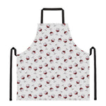 Glasses Of Wine Pattern Print Apron