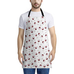 Glasses Of Wine Pattern Print Apron
