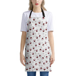 Glasses Of Wine Pattern Print Apron