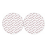 Glasses Of Wine Pattern Print Car Coasters