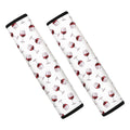 Glasses Of Wine Pattern Print Car Seat Belt Covers