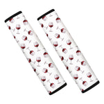 Glasses Of Wine Pattern Print Car Seat Belt Covers