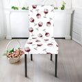 Glasses Of Wine Pattern Print Dining Chair Slipcover