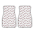 Glasses Of Wine Pattern Print Front Car Floor Mats