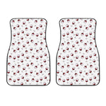 Glasses Of Wine Pattern Print Front Car Floor Mats