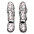 Glasses Of Wine Pattern Print Muay Thai Shin Guards
