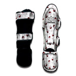 Glasses Of Wine Pattern Print Muay Thai Shin Guard