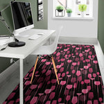 Glasses Of Wine Print Area Rug