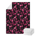 Glasses Of Wine Print Blanket