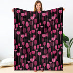 Glasses Of Wine Print Blanket