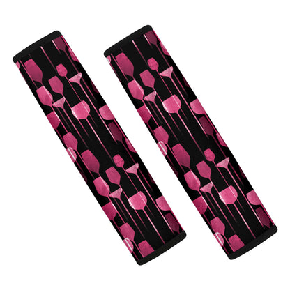Glasses Of Wine Print Car Seat Belt Covers