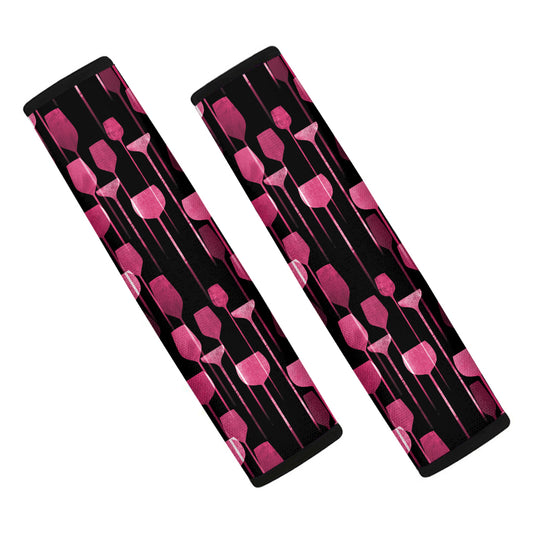 Glasses Of Wine Print Car Seat Belt Covers