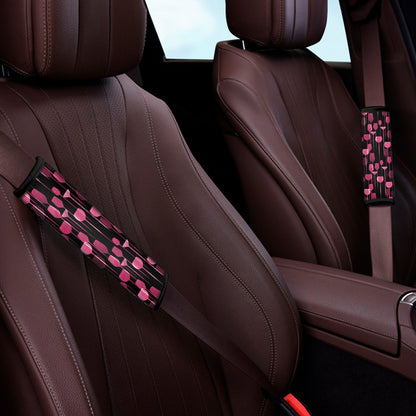 Glasses Of Wine Print Car Seat Belt Covers