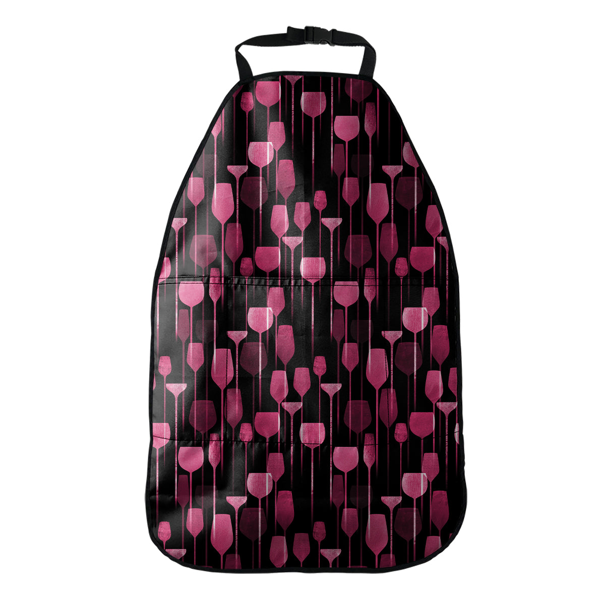 Glasses Of Wine Print Car Seat Organizers