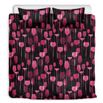 Glasses Of Wine Print Duvet Cover Bedding Set
