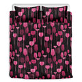 Glasses Of Wine Print Duvet Cover Bedding Set