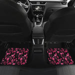Glasses Of Wine Print Front and Back Car Floor Mats