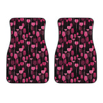 Glasses Of Wine Print Front Car Floor Mats