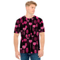 Glasses Of Wine Print Men's T-Shirt
