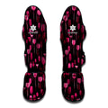 Glasses Of Wine Print Muay Thai Shin Guards