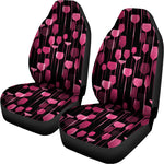 Glasses Of Wine Print Universal Fit Car Seat Covers
