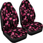 Glasses Of Wine Print Universal Fit Car Seat Covers