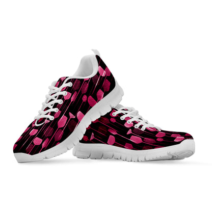 Glasses Of Wine Print White Sneakers