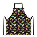 Glaze Donut Pattern Print Apron