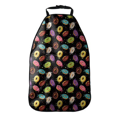 Glaze Donut Pattern Print Car Seat Organizers