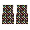 Glaze Donut Pattern Print Front Car Floor Mats