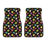 Glaze Donut Pattern Print Front Car Floor Mats