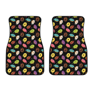 Glaze Donut Pattern Print Front Car Floor Mats