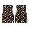 Glaze Donut Pattern Print Front Car Floor Mats