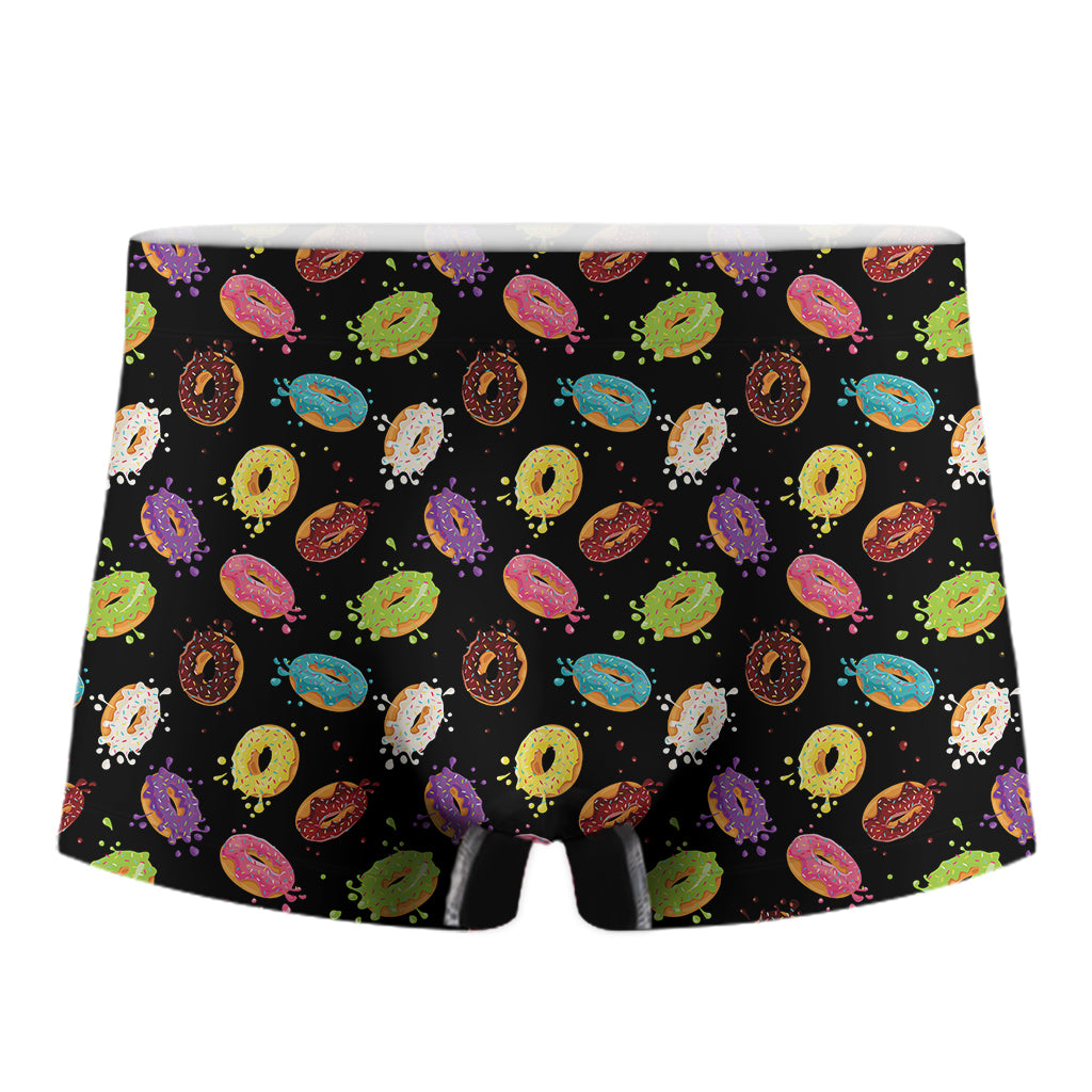 Glaze Donut Pattern Print Men's Boxer Briefs