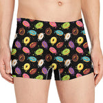 Glaze Donut Pattern Print Men's Boxer Briefs