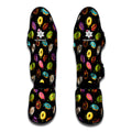 Glaze Donut Pattern Print Muay Thai Shin Guards