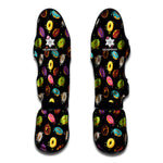 Glaze Donut Pattern Print Muay Thai Shin Guard