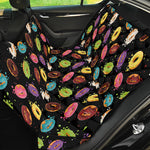 Glaze Donut Pattern Print Pet Car Back Seat Cover