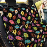 Glaze Donut Pattern Print Pet Car Back Seat Cover