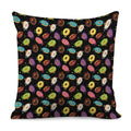 Glaze Donut Pattern Print Pillow Cover
