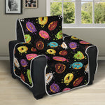 Glaze Donut Pattern Print Recliner Protector