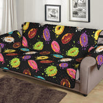 Glaze Donut Pattern Print Sofa Protector