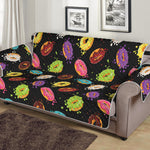 Glaze Donut Pattern Print Sofa Protector