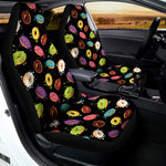 Glaze Donut Pattern Print Universal Fit Car Seat Covers