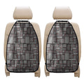 Glen Plaid Patchwork Pattern Print Car Seat Organizers