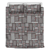 Glen Plaid Patchwork Pattern Print Duvet Cover Bedding Set