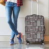 Glen Plaid Patchwork Pattern Print Luggage Cover