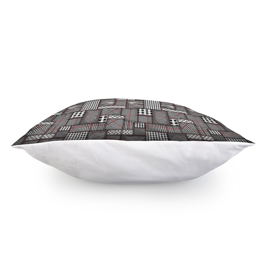 Glen Plaid Patchwork Pattern Print Pillow Cover