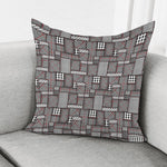 Glen Plaid Patchwork Pattern Print Pillow Cover